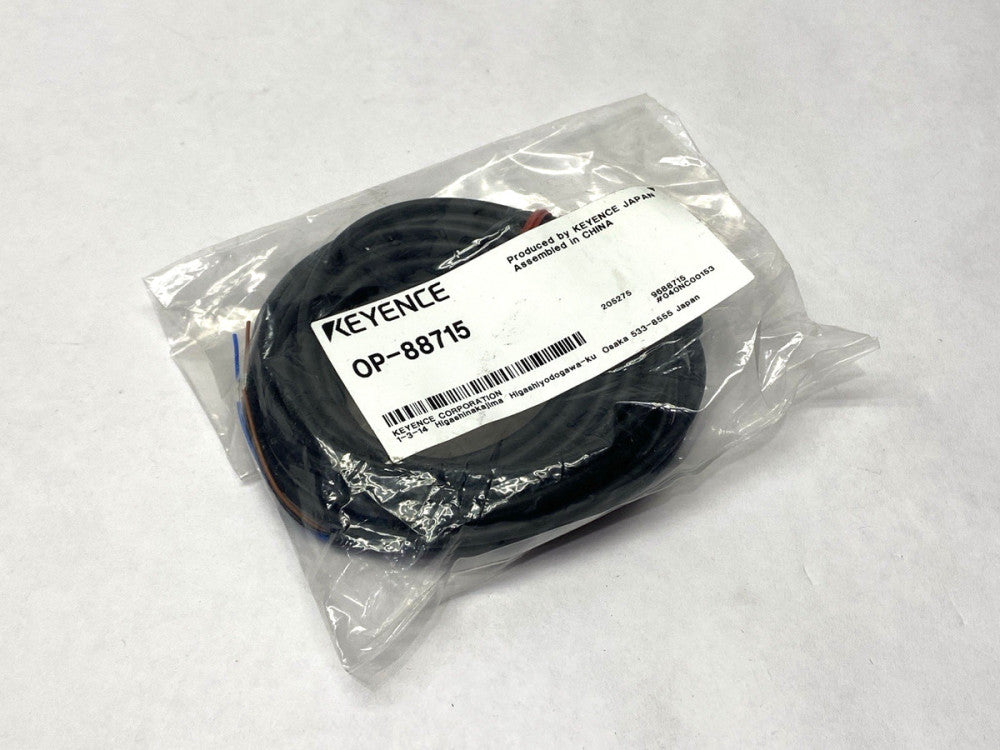 Keyence OP-88715 Single-Ended Female Cable 5-Pin M8 5m