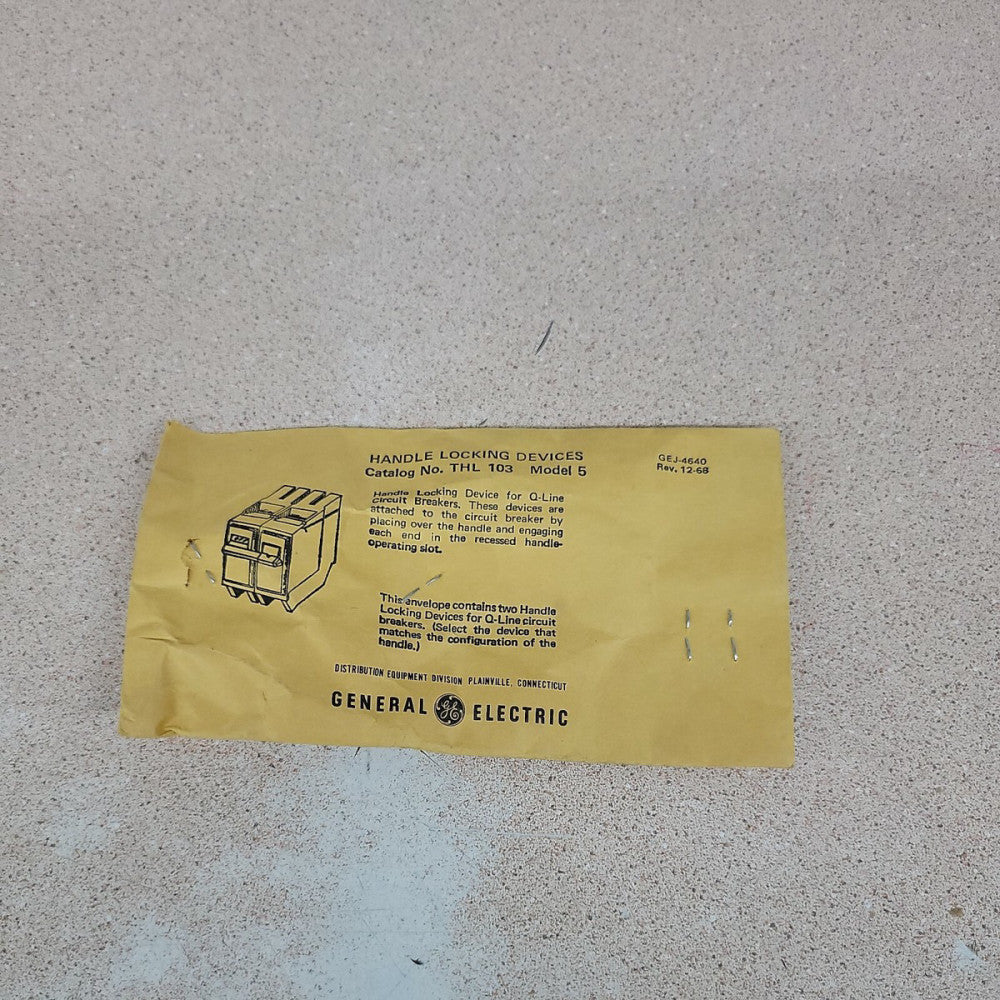  GENERAL ELECTRIC   THL103  HANDLE LOCKING DEVICE MODEL 5 