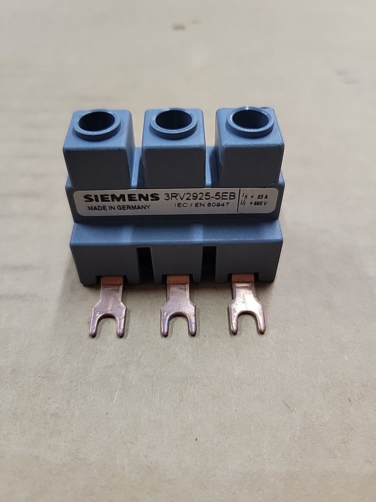 New! Siemens 3RV2925-5EB Supply Terminal Block 3RV29255EB