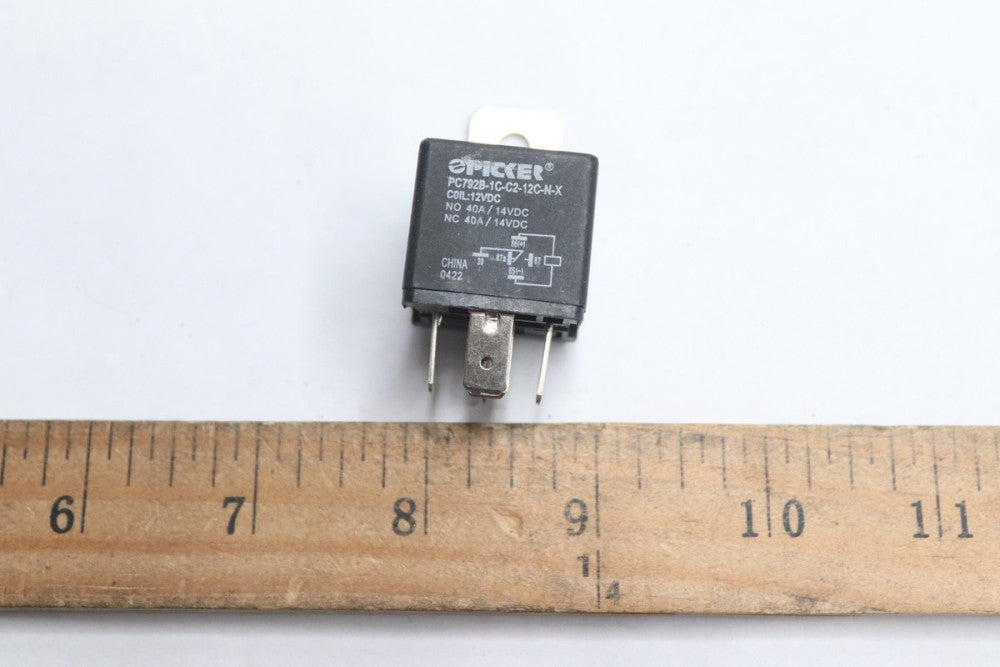 Picker Mini ISO Relay Dust Cover with Metal Bracket 12VDC SPDT 40A 