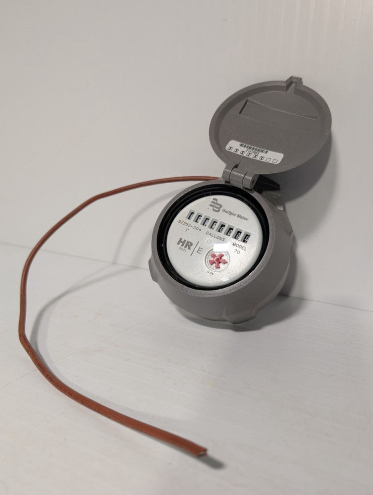 Badger Model 70 HR-E Water Meter Register in Gallons, 1 inch, part 67250-004