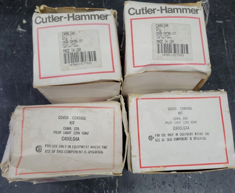 1- CUTLER HAMMER C400LG4A COVER CONTROL KIT PILOT LIGHT 120V 60HZ NIB