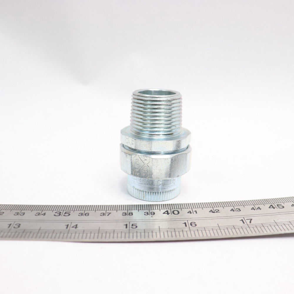 Male Union Straight Aluminum 3/4" Hub 2-7/16" L