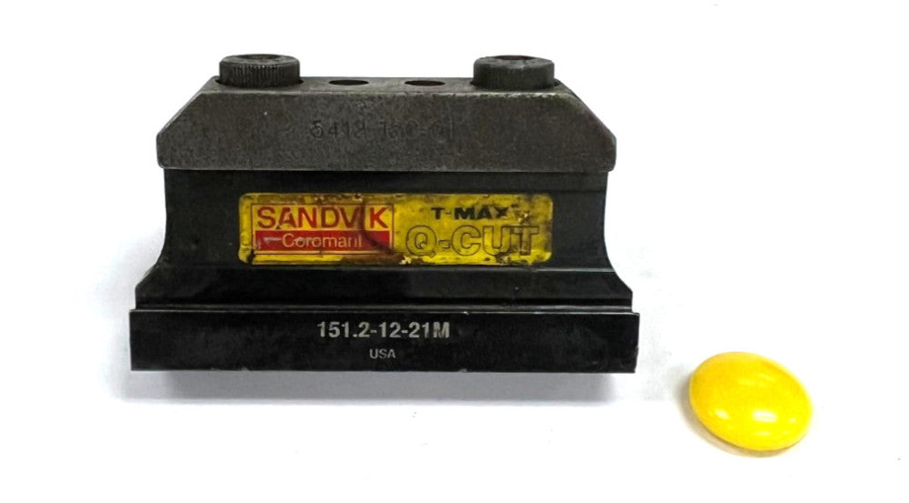 SANDVK 151.2-12-21M Q-CUT LENGTH 3-1/8" WIDTH 1-1/4" HIGHT 1-3/4"