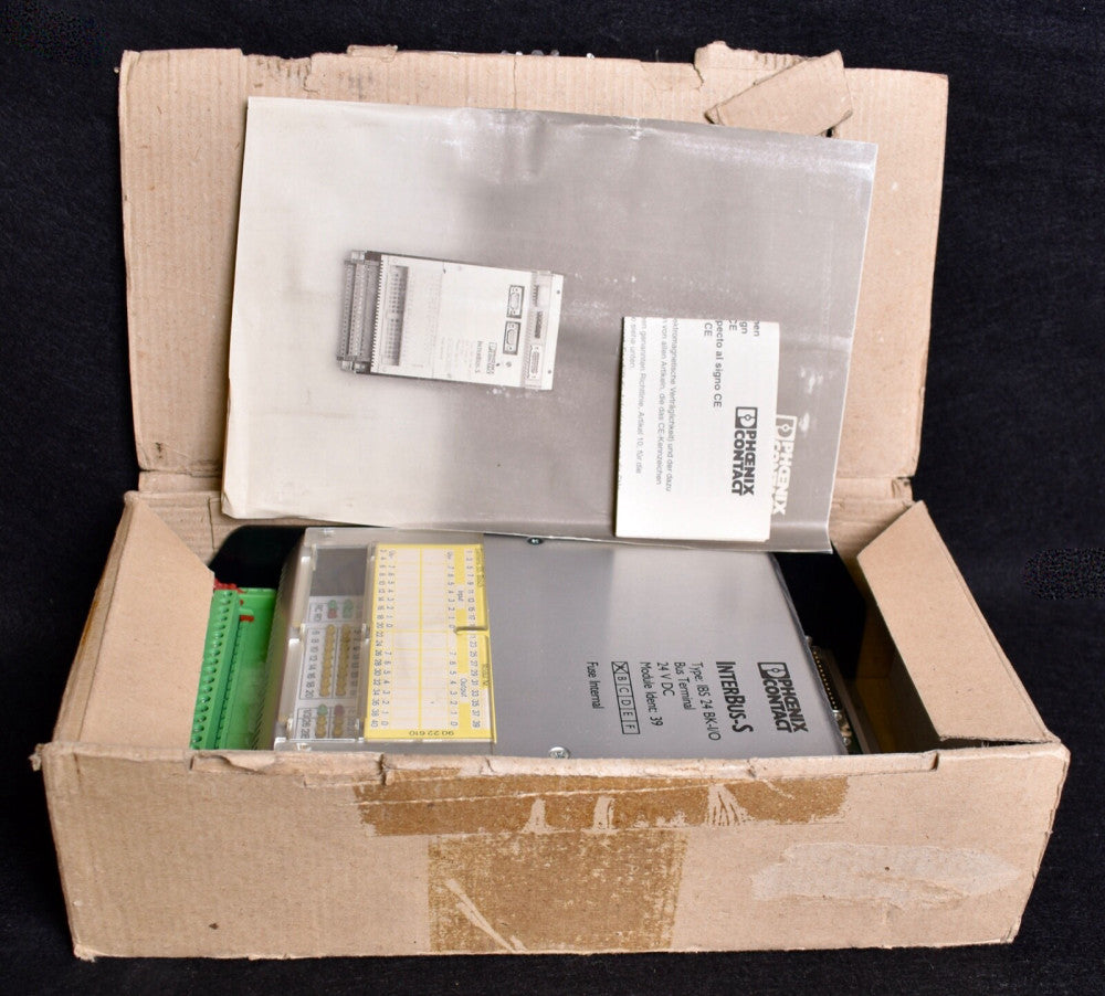 Phoenix Contact InterBus-S Bus Terminal 24V DC IBS 24 BK-I/O