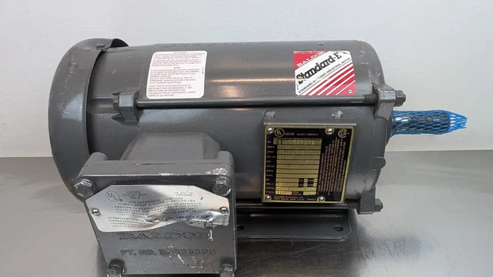 Baldor M7032T Hazardous Location AC Motor 1HP 1150 RPM 230/460VAC 3.4/1.7A 145T