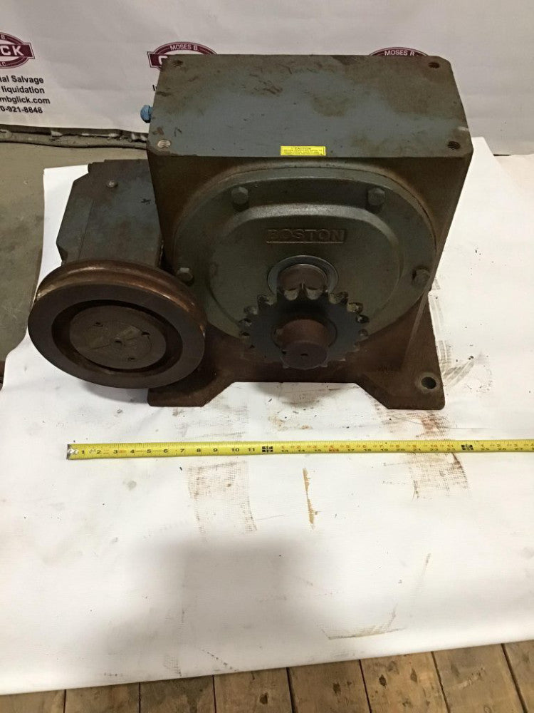 Boston Gear WA760-100-J 700 Series Double Reduction Parallel Reducer Ratio 100:1