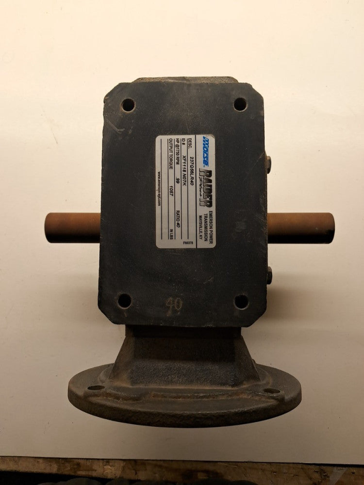 Morse 237Q56LR40  Gear Reducer 40:1 Ratio Hp @1750RPM  .99