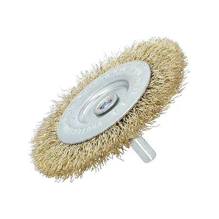 Zoro Select 66254443283 Wire Wheel Brush,Crimped,3" Dia.