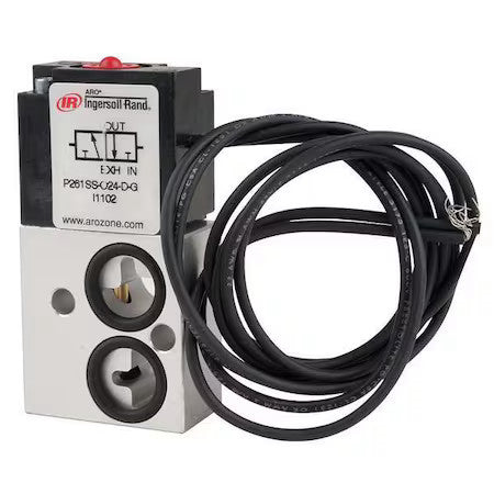 Aro P261ss-024-D Solenoid Air Control Valve,1/8 In,24Vdc