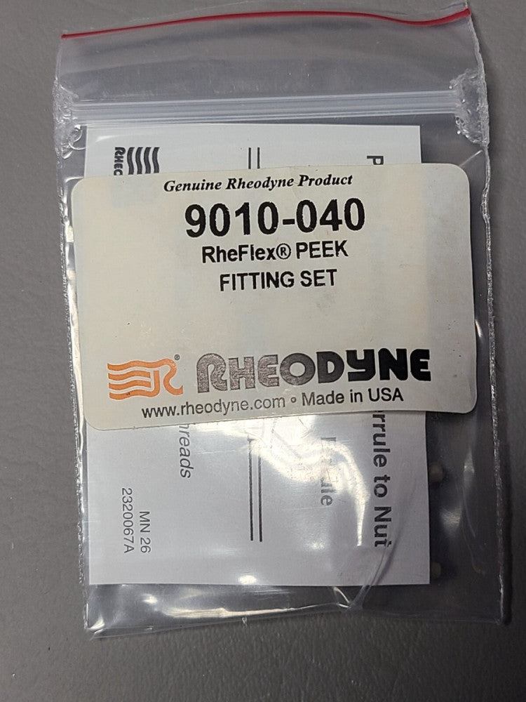 NEW RHEODYNE RHEFLEX PEEK FITTING SET 9010-040