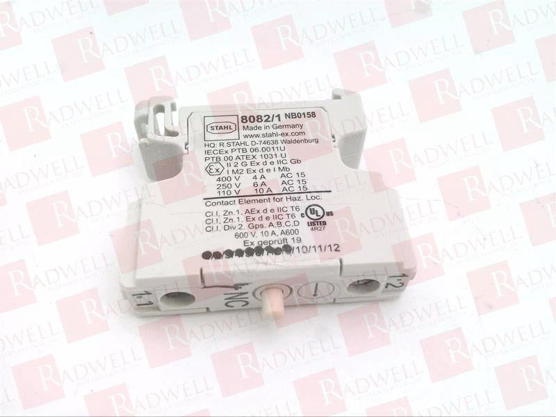 STAHL 8082/1-1-00 / 80821100 (BRAND NEW)