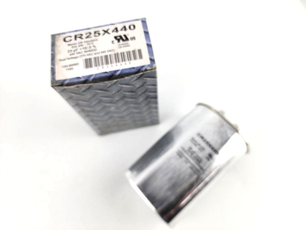 IRP Run Capacitor CR25X440 Oval 25uf MFD 370/440VAC