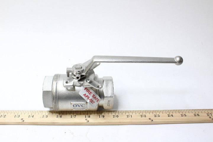 Ohio Valve Seal Welded Threaded Ball Valve Fire Safe 316 Stainless Steel 1"