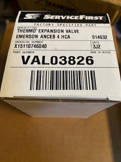TRANE SW TXV Valve (3/8" x 1/2"), VAL03826 (NEW)
