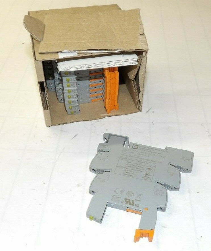 10) NEW PHOENIX CONTACT 24 VDC SOLID STATE RELAY PLC-BSC-24DC/1/ACT 2966058