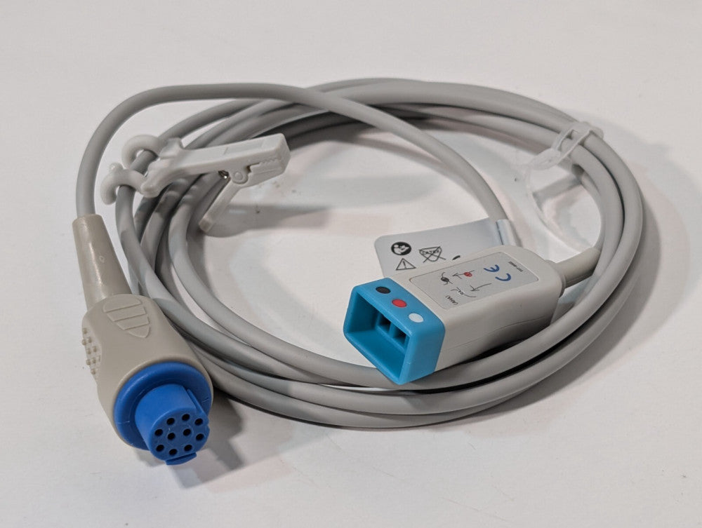 Cables & Sensors Datex Ohmeda DX-2395 ECG Trunk Cable, 3 Lead AHA