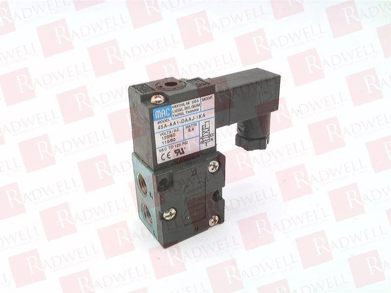 MAC VALVES INC 45A-AA1-DAAJ-1KA / 45AAA1DAAJ1KA (BRAND NEW)