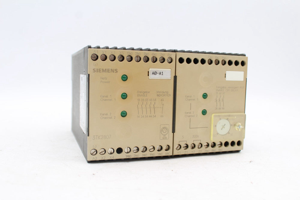 Siemens 3TK2807-0AG2 Combination Safety Relay Module