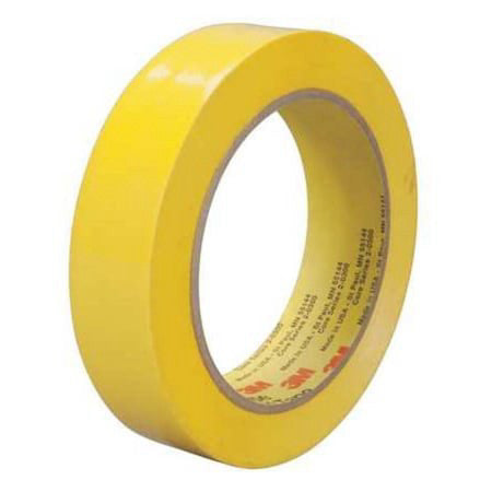 3M 483 Film Tape, Polyethylene, Yellow, 2In X 36Yd