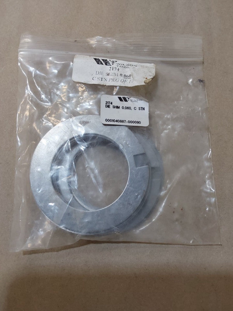 Wilson Tool 2174 Die Shim 0.060 C STN PACK OF 10