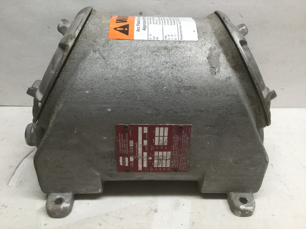 Cooper Crouse Hinds FLS60364-1-44 Enclosed Heavy Duty Switch 60 AMP 3 Phase 