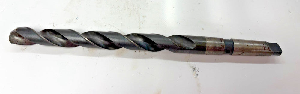 1-33/64" #3 MORSE TAPER DRILL BIT, HSS, OAL: 15", COOLANT THROUGH