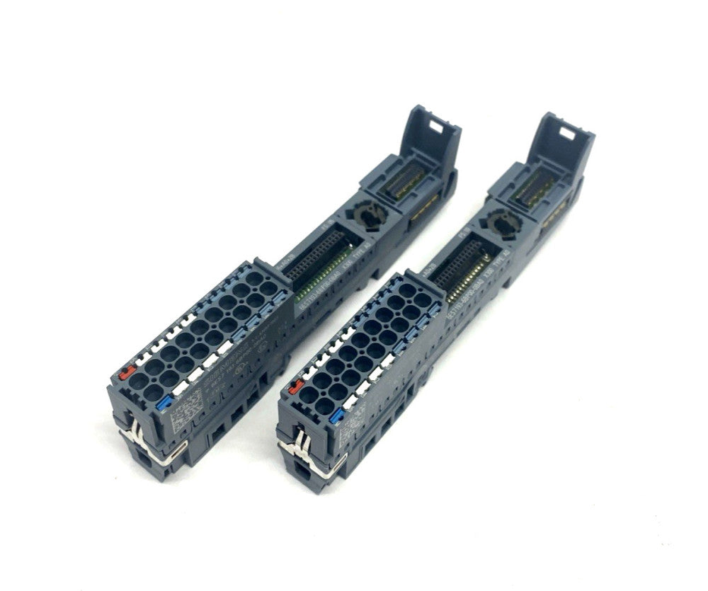 Siemens 6ES7193-6BP00-0BA0 SIMATIC ET 200SP Base Unit BU15-P16+A0+2B, LOT OF 2