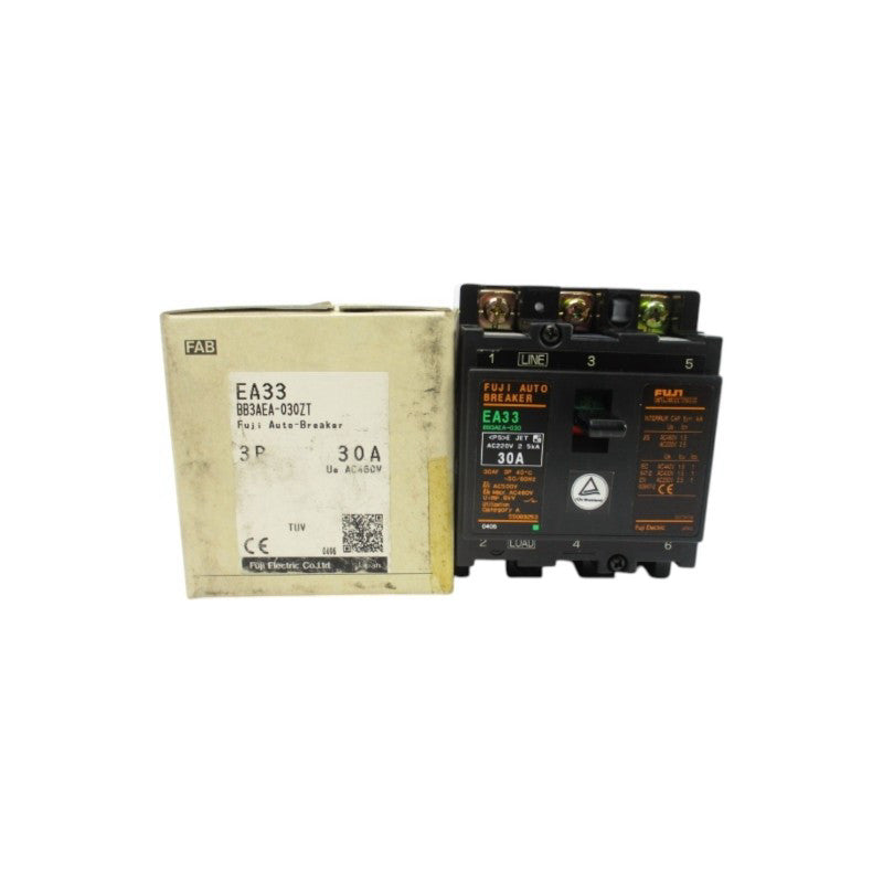 FUJI ELECTRIC EA33 BB3AEA-030ZT 460VAC 30A NSMP
