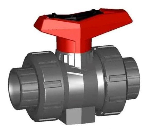 +GF+ Georg Fischer 161 546 064 d32DN25 PVC-U Ball Valve EPDM Type 546 PN16