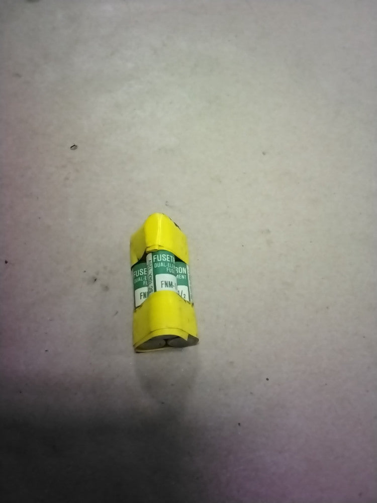 BUSSMANN FNM-1/2 Fusetron FUSE 250VAC 0.5A, Lot Of 3
