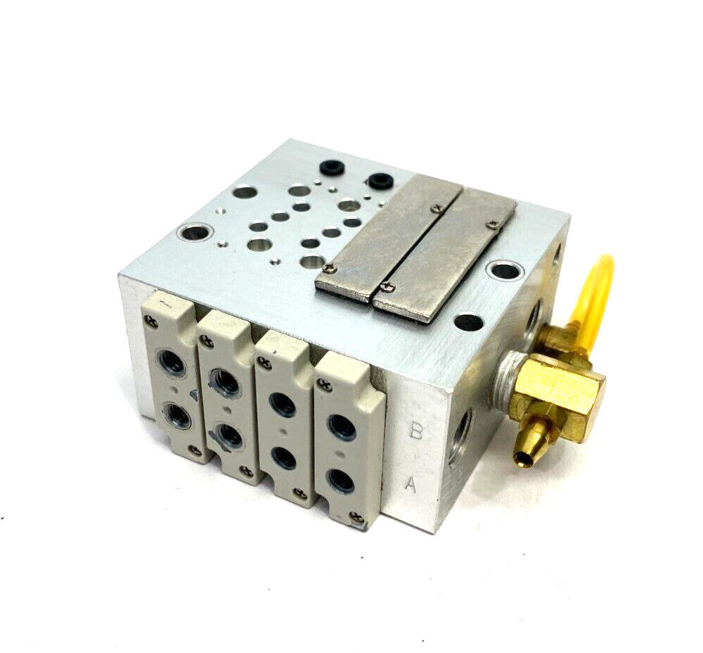 Humphrey HGF10M4AMG Pneumatic Manifold Block/Base 4-Station