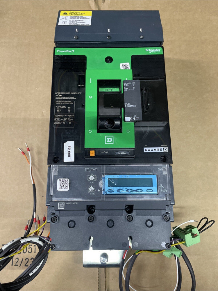 Square D LJA36400CU53XEHACSAYH3YP 3p 600v 400a 65k LI TRIP  NEW
