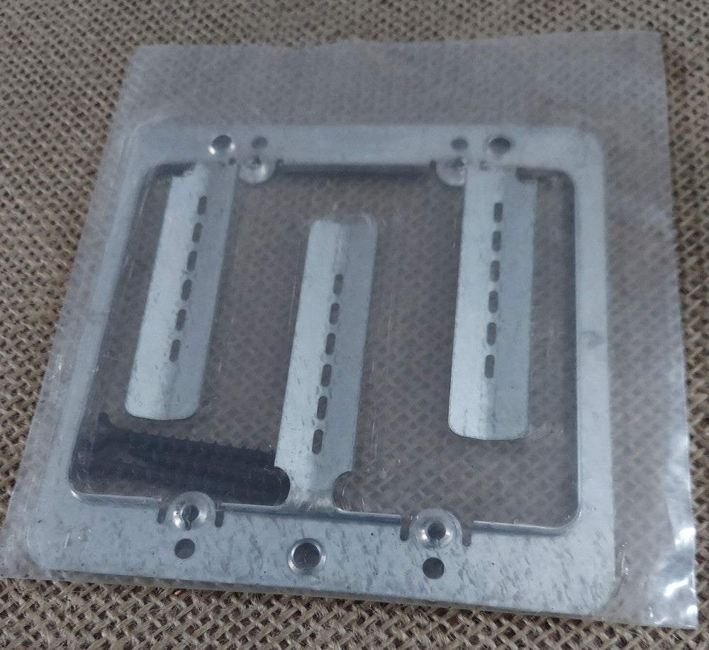 ERICO MPLS2 Double Gang Mounting Plate Bracket, Dry Wall - Caddy Fastener.