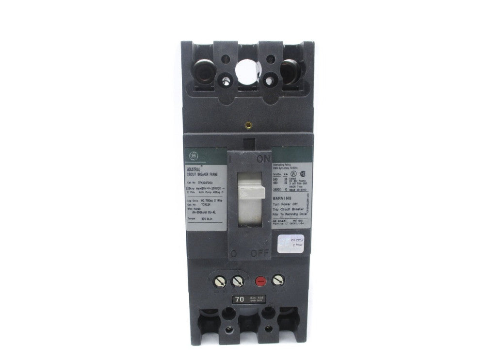 GENERAL ELECTRIC TFK224F000 225A 480VAC NSNP