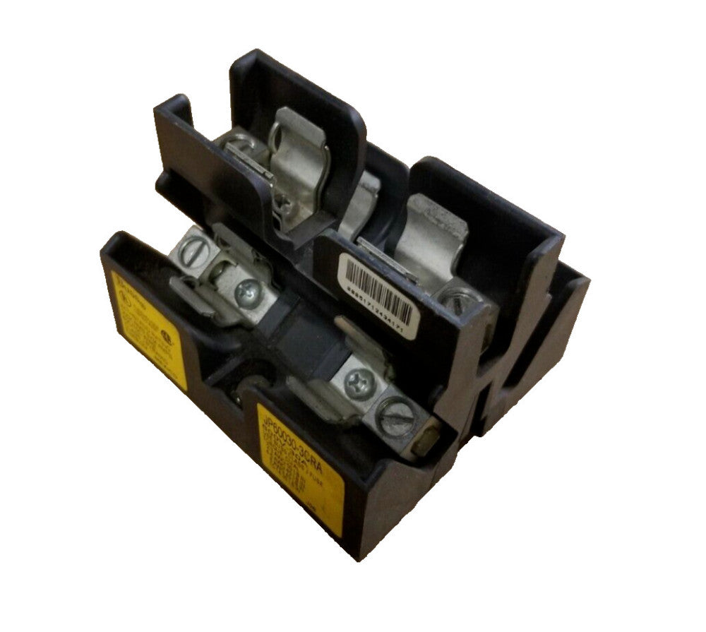 NEW BUSS 30 AMP FUSE HOLDER 600 VAC CLASS J 60/75C WIRE  JP60030-3CRA
