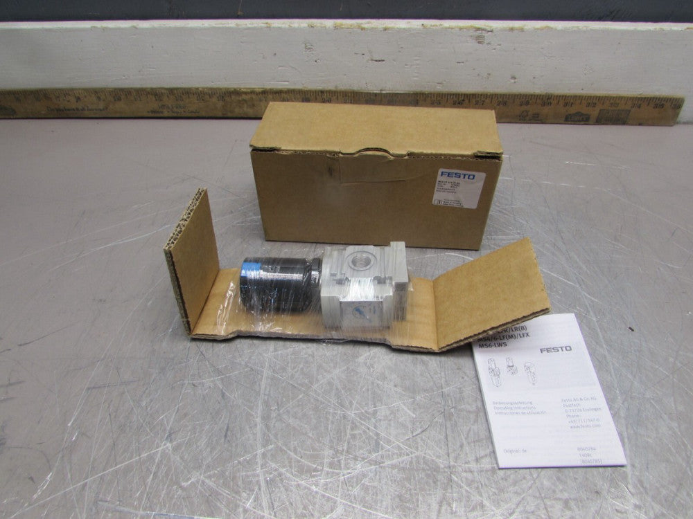NEW! FESTO MS4-LR-1/4-D5-AS ,PRESSURE REGULATOR, P/N:529415, NIB! MAKE OFFER!