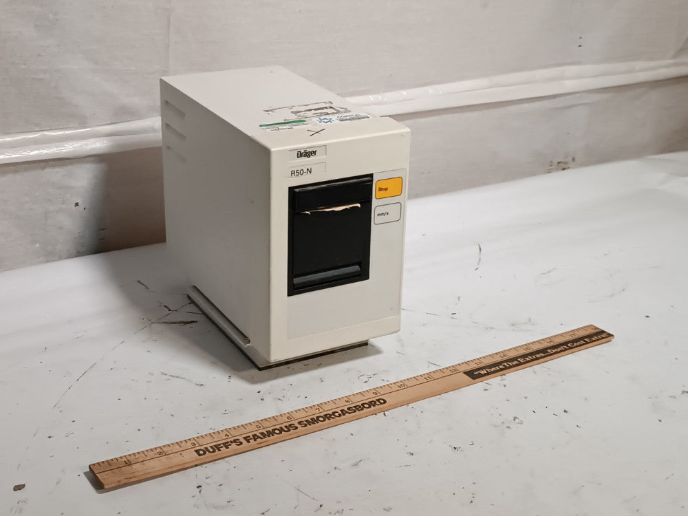 Drager R50-N Patient Monitor Printer / Recorder, 100-240v ~ 1.0A, Ref# 5740068