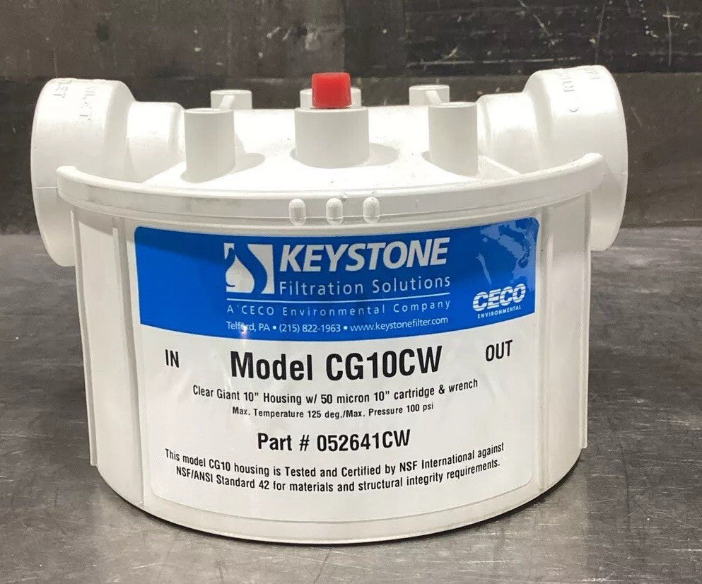 KEYSTONE CG10CW FILTER TOP Nos Surplus