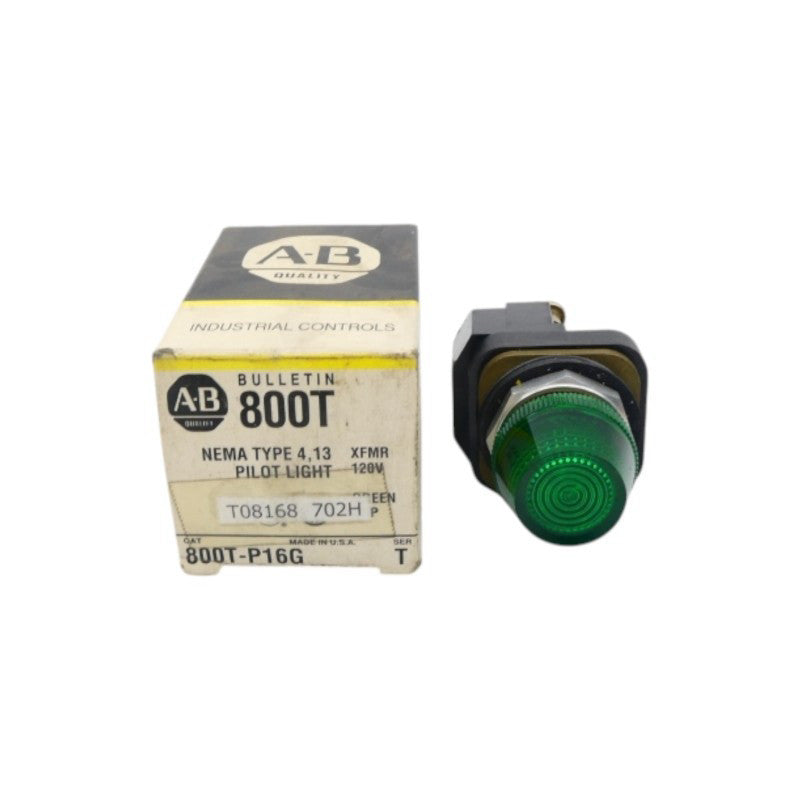 ALLEN BRADLEY 800T-P16G SER. T 120V (BK/YL) NSMP