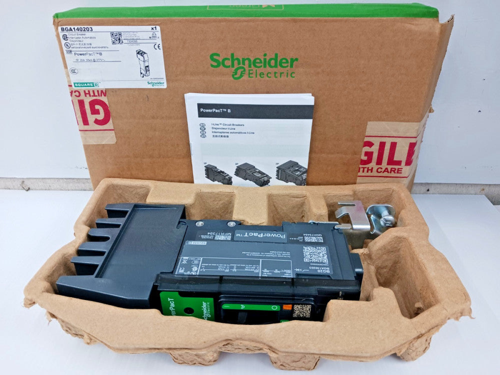NEW SQUARE D 20 AMP I-LINE CIRCUIT BREAKER 1 POLE 277 VAC / 125 VDC BGA140203