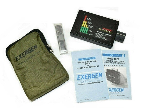 Exergen Microscanner E Autozero Electrical Inspection Infrared Heat Scanner
