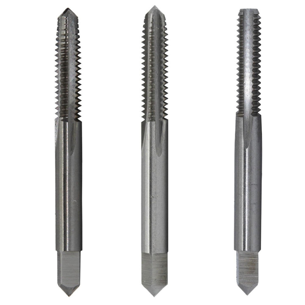 DWTS6X1 M6 X 1 High Speed Steel 4 Flute Hand Tap Set, DWT Series,Uncoated (Brigh