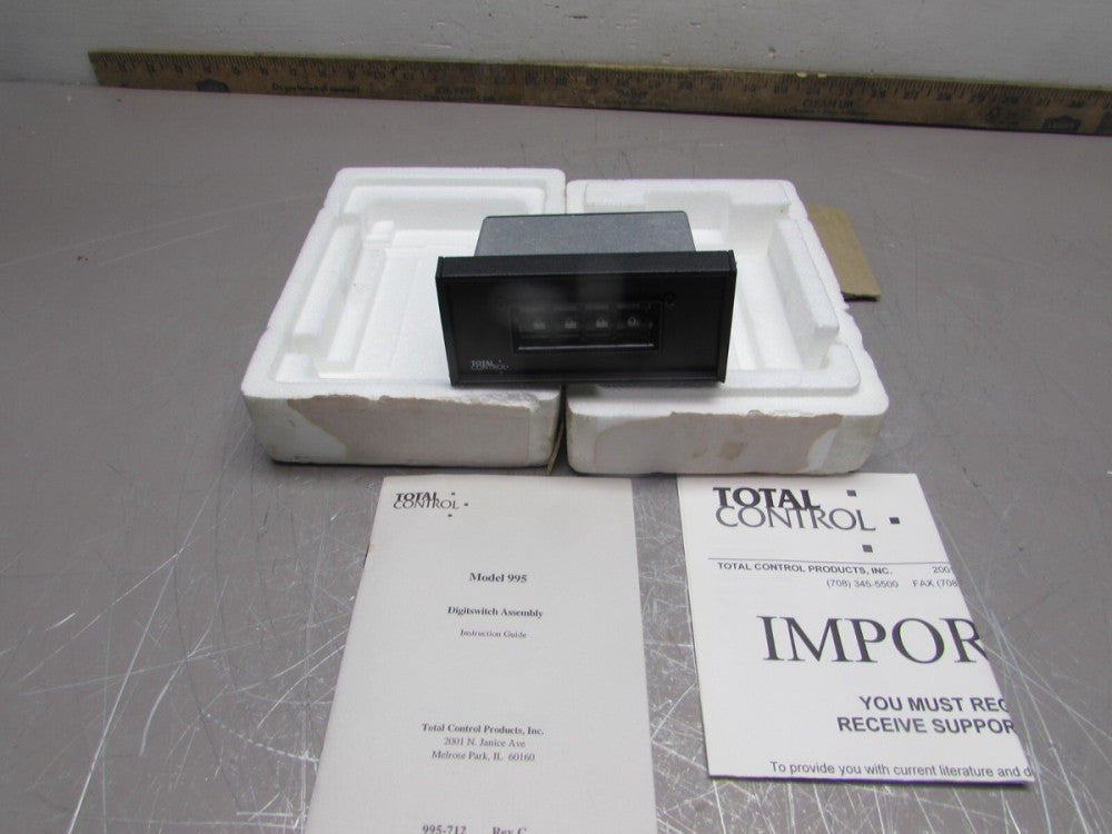 TOTAL CONTROL 995-4-1, DIGITSWITCH , COUNTER / TOTALIZER, NOS! MAKE OFFER!