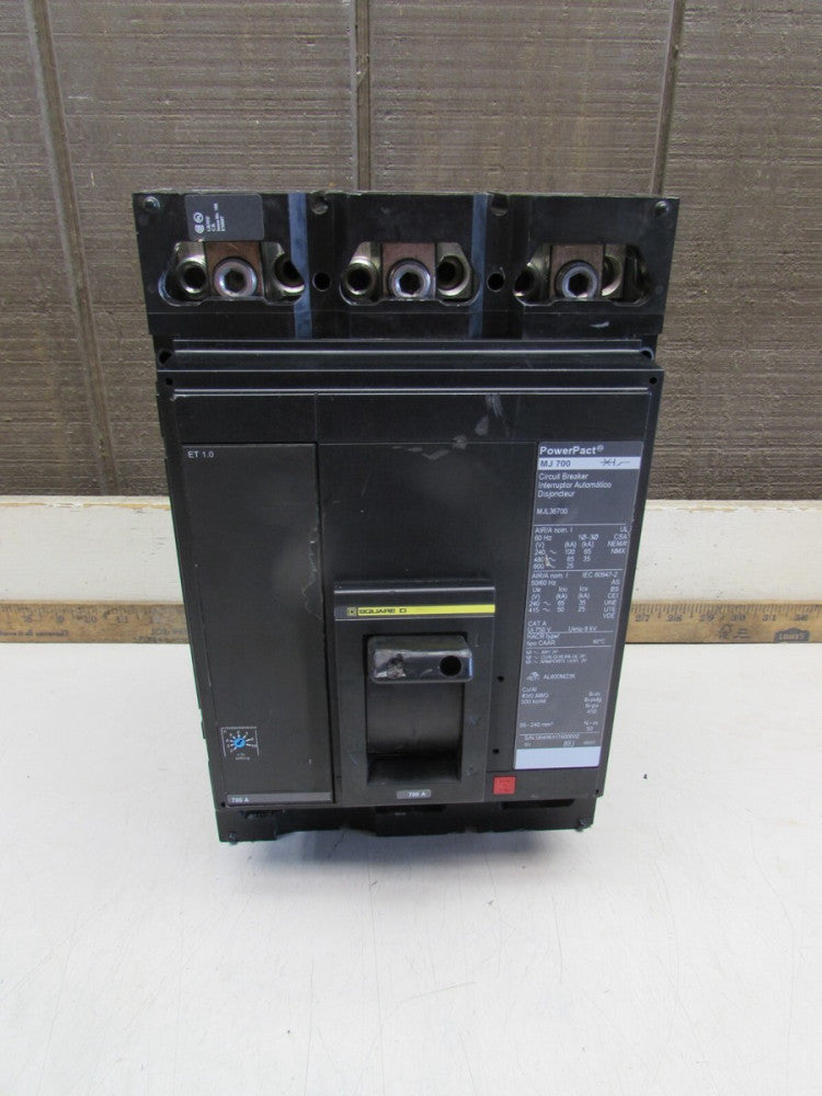 SQUARE D  MJL36700 , PowerPact CIRCUIT BREAKER, 3P/700A/600V , MAKE OFFER!