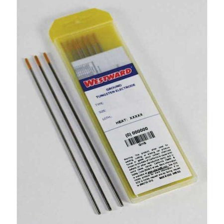 Westward 31Gh56 Welding Electrode 3/32" Dia., Aws A5.12, Type Te15l, Pk10