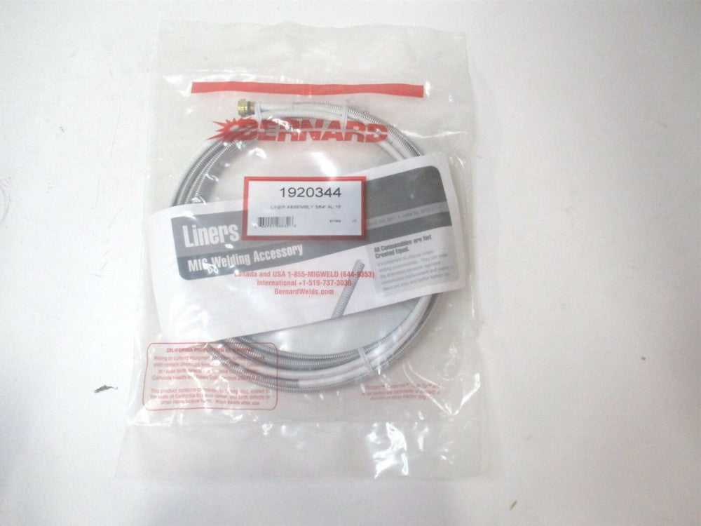 Bernard (1920324) 3/64" x 15' MIG Welding Accessory Aluminum Liner 