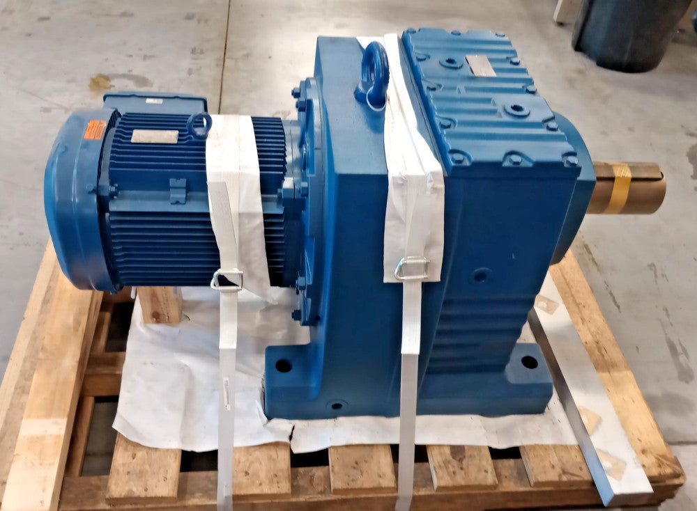 SEW Eurodrive R167DRN180L4-107.49 Gear Motor 3ph 30hp 1781/17rpm Ratio 107.49