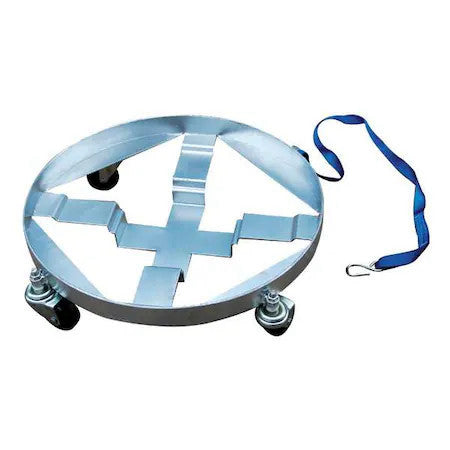 Zoro Select 6Fvj1 Multi-Tier Drum Dolly,1200 Lb,6-1/8 In H