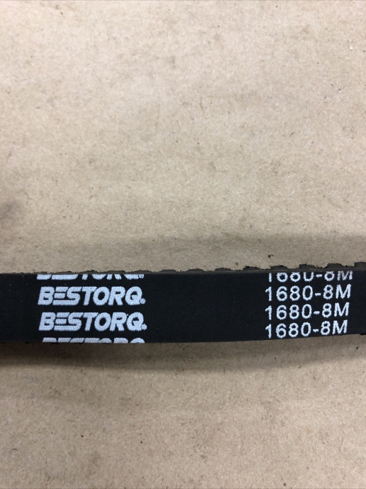 BESTORQ 1680-8M-20 8M Timing Belt, Rubber, 1680 mm Outside Circumference, 20 mm